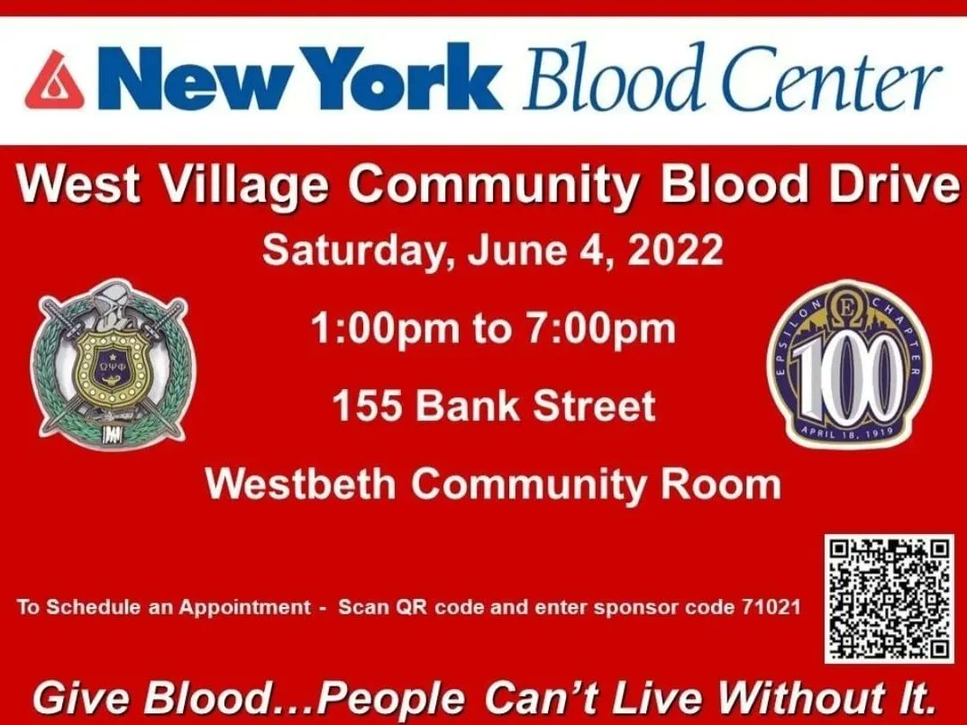 EpsilonQues's tweet photo. In June, we celebrate Bro Dr Charles Drew, who organized the country's first large-scale blood bank in 1941. 

Epsilon is having 2 blood drives this month:
a. In person this Sat anytime between 1 and 7pm, or
b. Go to https://t.co/bU0XfZAVUC and create an appt that works for you! https://t.co/tRsHd0jEf5