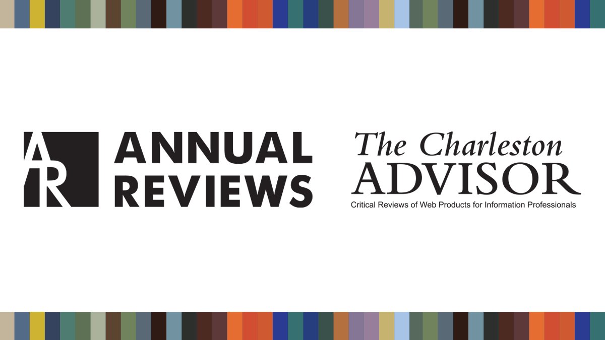 AnnualReviews's tweet photo. We are delighted to announce that Annual Reviews has acquired The Charleston Advisor. Read the full press release here: https://t.co/DhKed5bZRW https://t.co/CsU2evT3U7