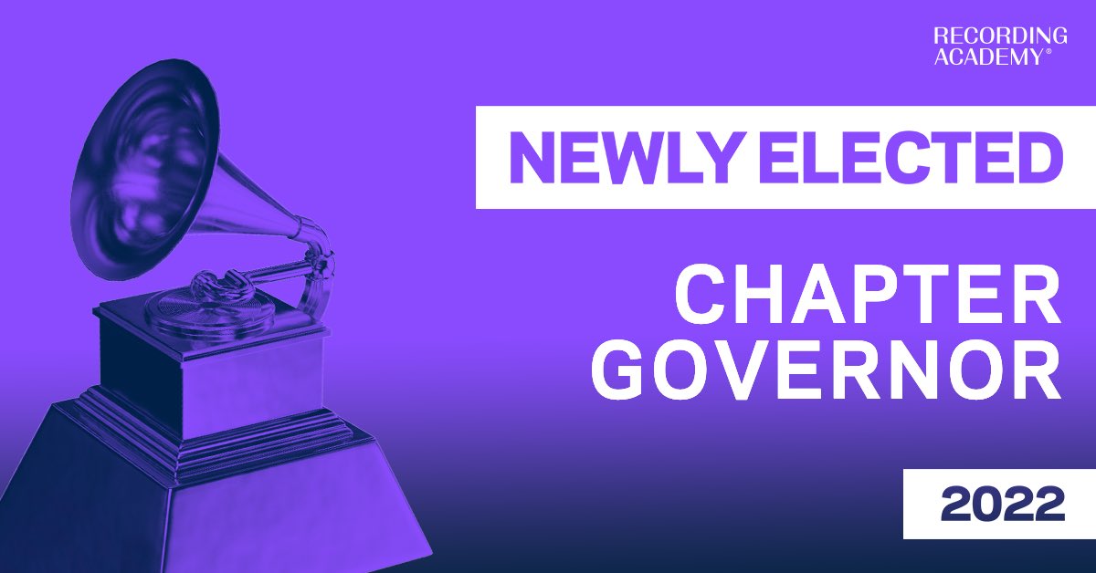 So excited to be elected governor for the Floridia Chapetr of the <a href="/RecordingAcad/">GRAMMYS</a>
