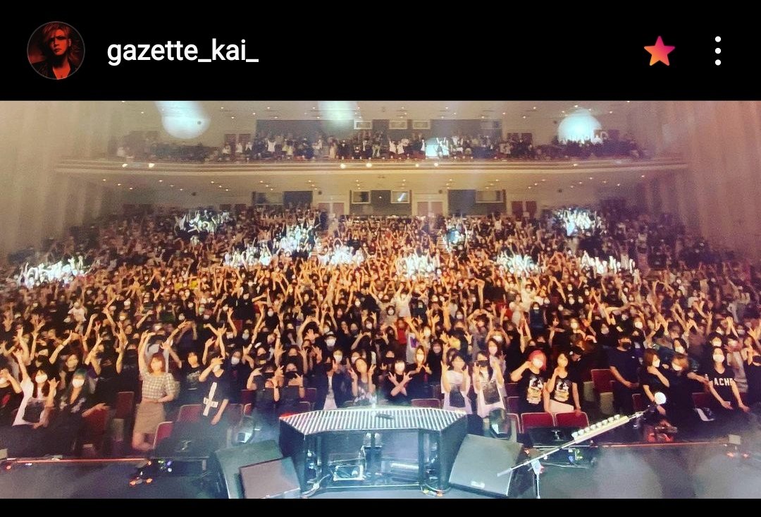 transdepravity's tweet photo. · Instagram Post KAI ·
‘ 5° show da MASS TOUR em Nagoya
Fomos capazes de enviar nossas músicas mais uma vez, sem incidentes, da melhor maneira.
Obrigado!
#theGazettE
#MASS
#DeAlgumaFormaEuFalheiHoje
#Eh?PorQueVocêPergunta?
#MePerdoe ’ https://t.co/rvQcOsRKr9