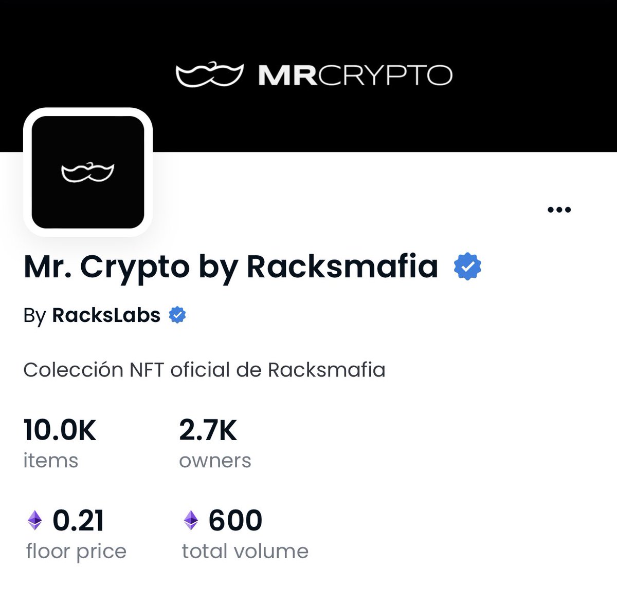 600 ETH 💎 opensea.io/collection/mrc…
