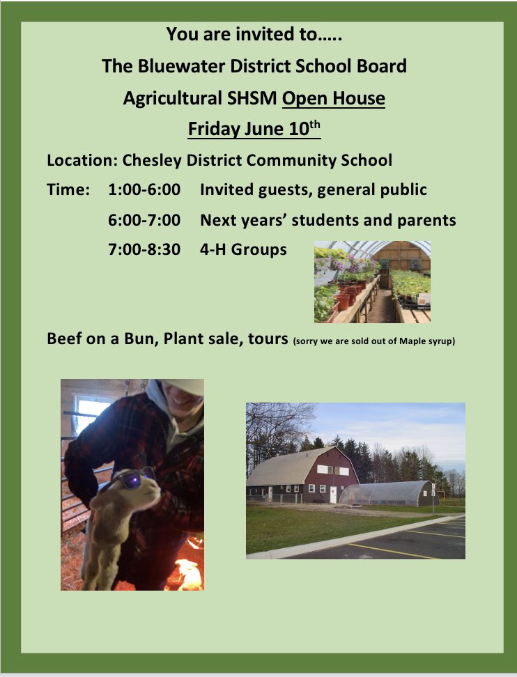 If anyone would like to visit our program in person, Open house June 10th at CDCS. 1-6. DM if you have any questions!