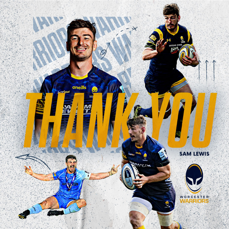 WorcsWarriors's tweet photo. ➡️ Centurion Sam Lewis will be leaving at the end of the season.

Thank you for everything Sammy! 🐐

 #AlwaysAWarrior