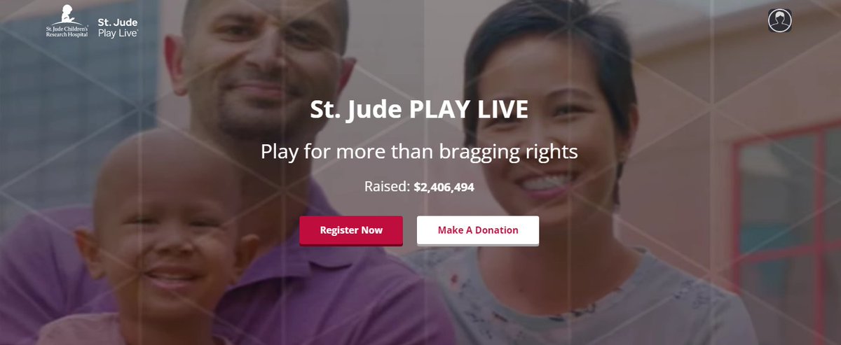 StJudePLAYLIVE's tweet photo. Thank you all for such incredible support during Prize Season for @StJude kids! You and your incredible communities raised more than $2,400,000. You are all absolute legends!💜 https://t.co/PhEhobKgbV