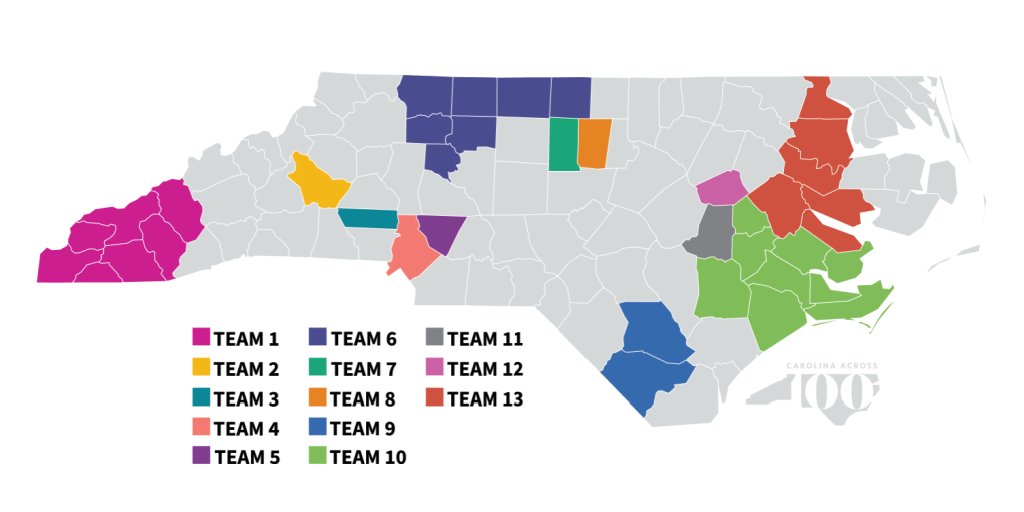 Big news from #CarolinaAcross100! 37 North Carolina counties to benefit from support for connecting young adults to living wage employment. Read the full story unc.live/3ai5JiE 

Learn more about the Our State, Our Work program: unc.live/3zbX6AD