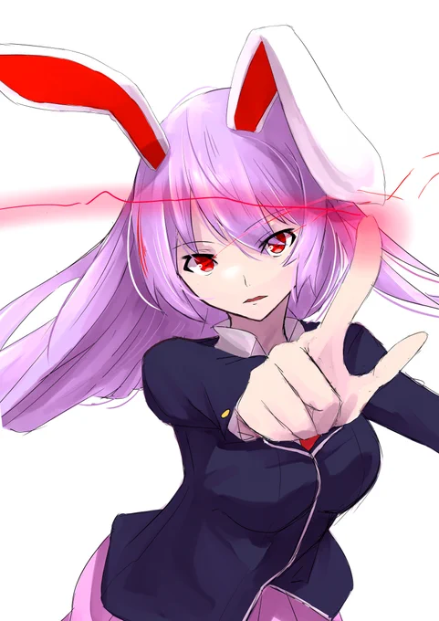 鈴仙+(15min)アニメ見てたら遅くなった!!#深夜の真剣お絵描き60分一本勝負 