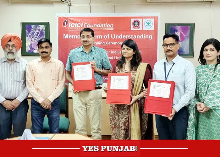 yespunjab's tweet photo. IKGPTU signs MoU with Punjab Skill Development Mission and ICICI Foundation https://t.co/euhavPGAHR
#IKGPTU #SignsMoU #Punjab #SkillDevelopmentMission #ICICIFoundation #YesPunjab https://t.co/5TcgBfqPlG