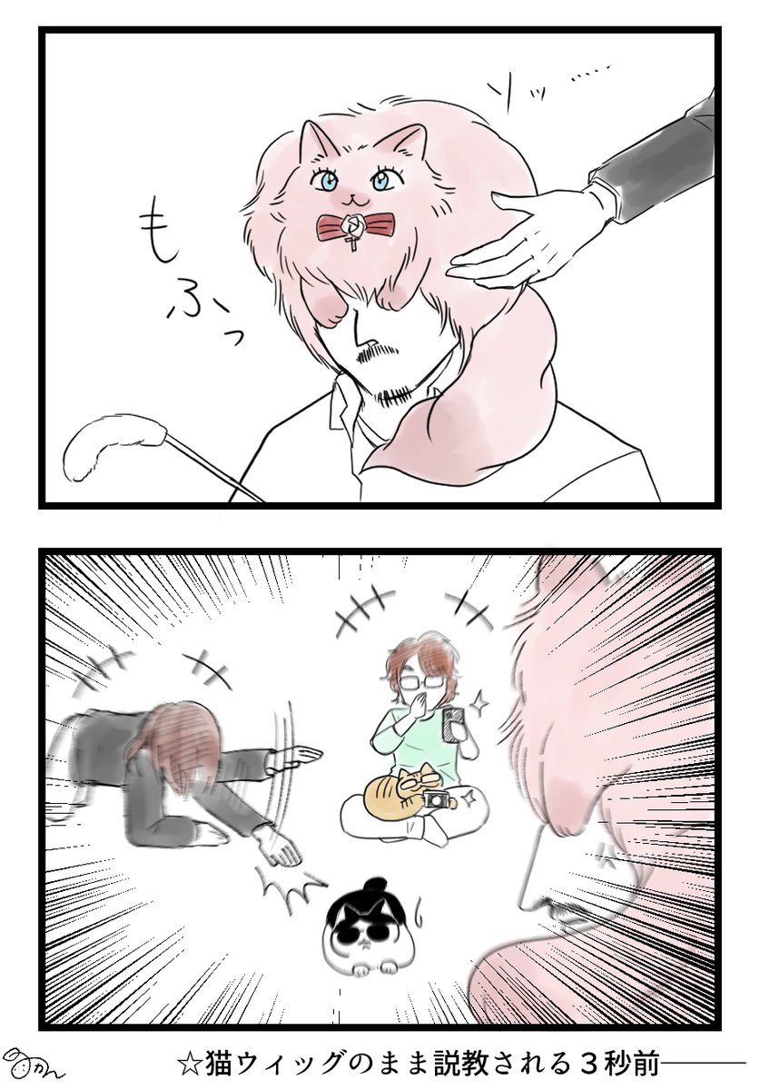 地毛のタグを見た時に思いついたネタ。
これがホントの猫かぶりってね!!!!!
…寝ます!←

 #ALFEE3人地毛 