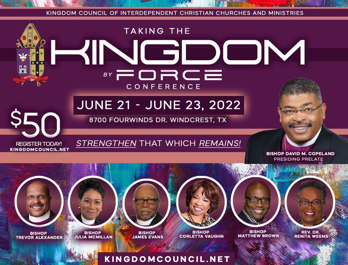 tmcm0303's tweet photo. Join us live or virtual June 21–23 for The Kingdom Force Conference! Register now!! https://t.co/DLqBncVl8O