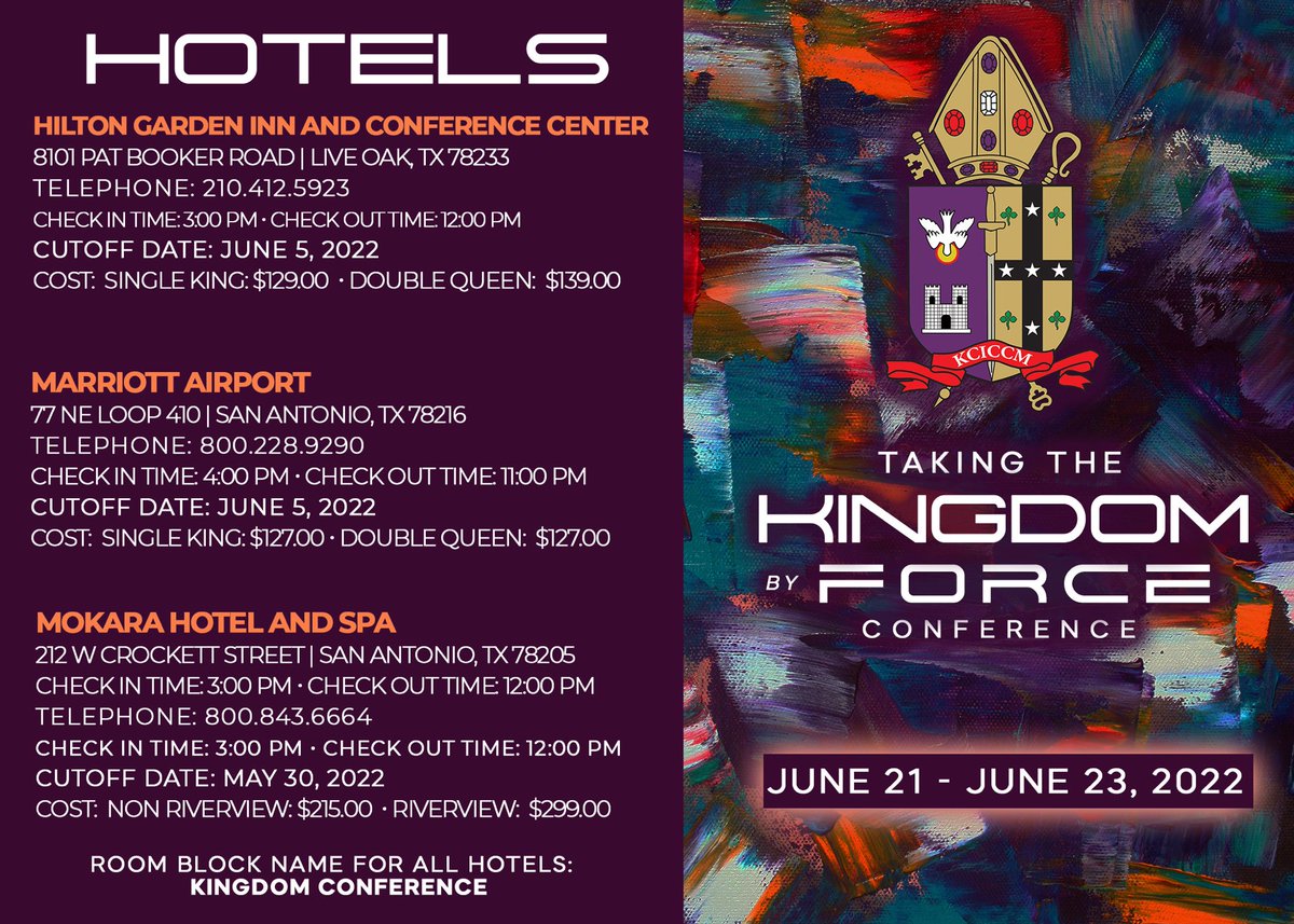 tmcm0303's tweet photo. Join us live or virtual June 21–23 for The Kingdom Force Conference! Register now!! https://t.co/DLqBncVl8O