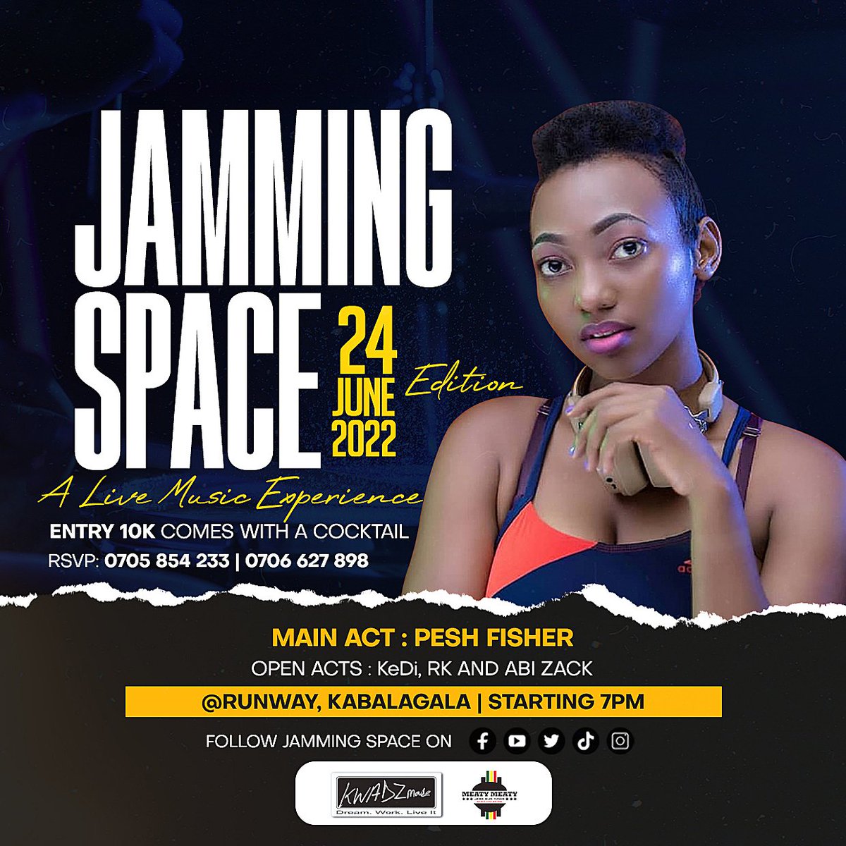 JammingSpaceUG's tweet photo. Jamming Space 24th June edition is here https://t.co/ojc6MwbiP3