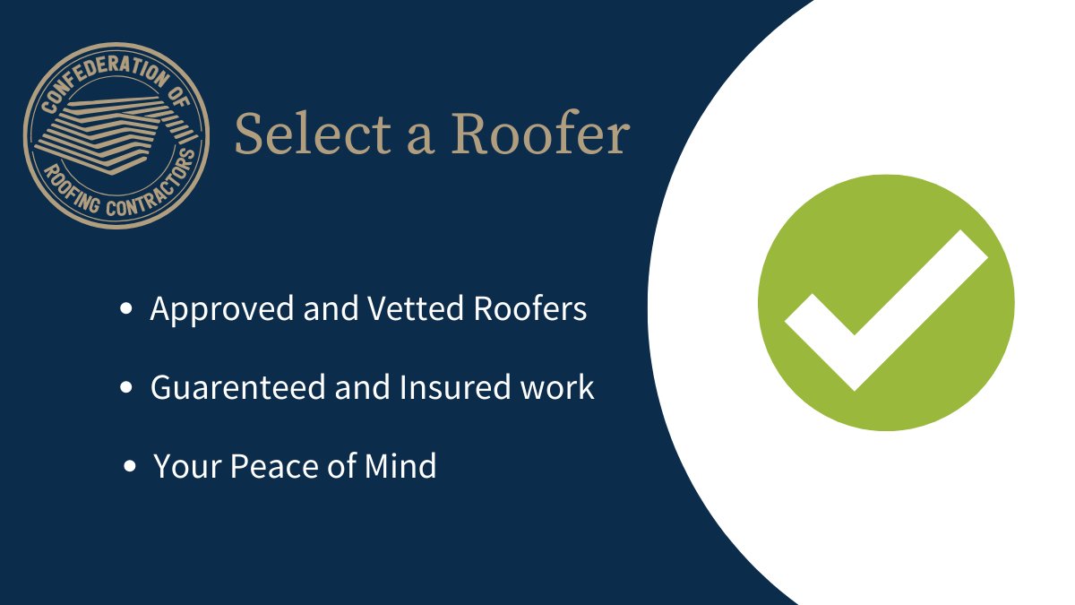 selectaroofer's tweet photo. Every Roofer on the Select a Roofer website is a member of the Confederation of Roofing Contractors.

This mean you can rest easy that you will only receive quotes from approved and vetted roofers in your area. https://t.co/iHXvPr47yo