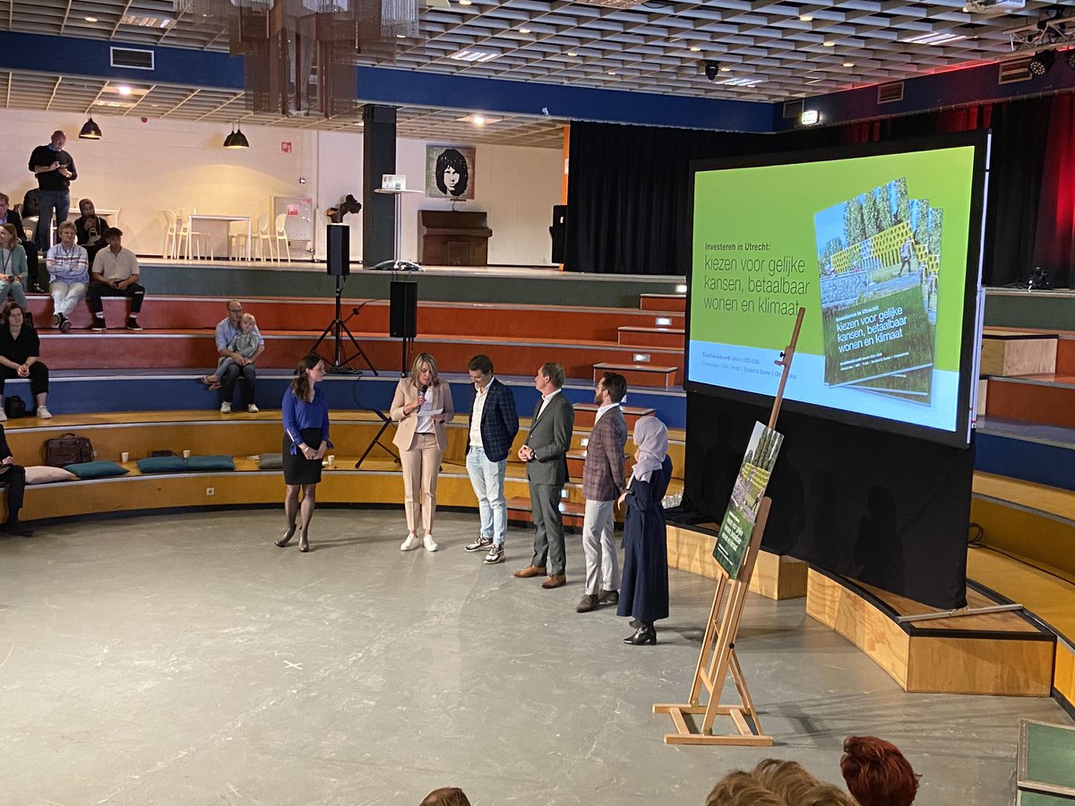 Eerste inhoudelijke toelichting op de woonparagraaf in het nieuwe coalitieakkoord door <a href="/RickvdZweth/">Rick van der Zweth</a> klinkt goed. Komende dagen verder op studeren! #coalitieakkoord #Utrecht