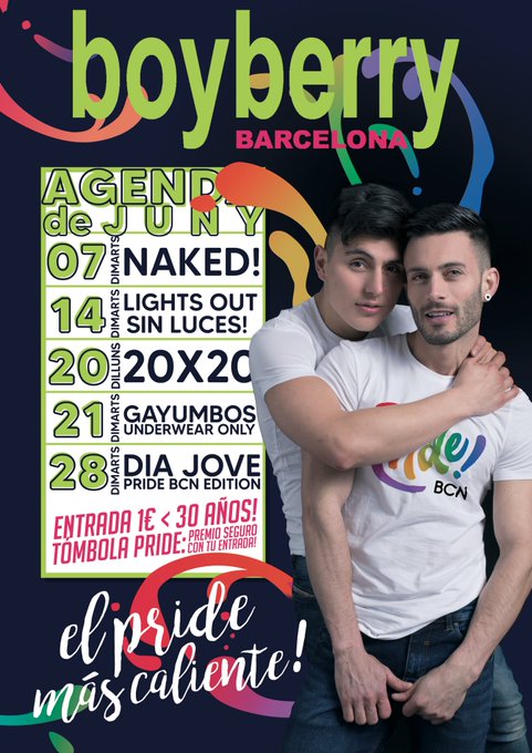 Feliz mes del orgullo a todos!
Ya tienes disponible nuestra agenda del mes, que este junio celebra el