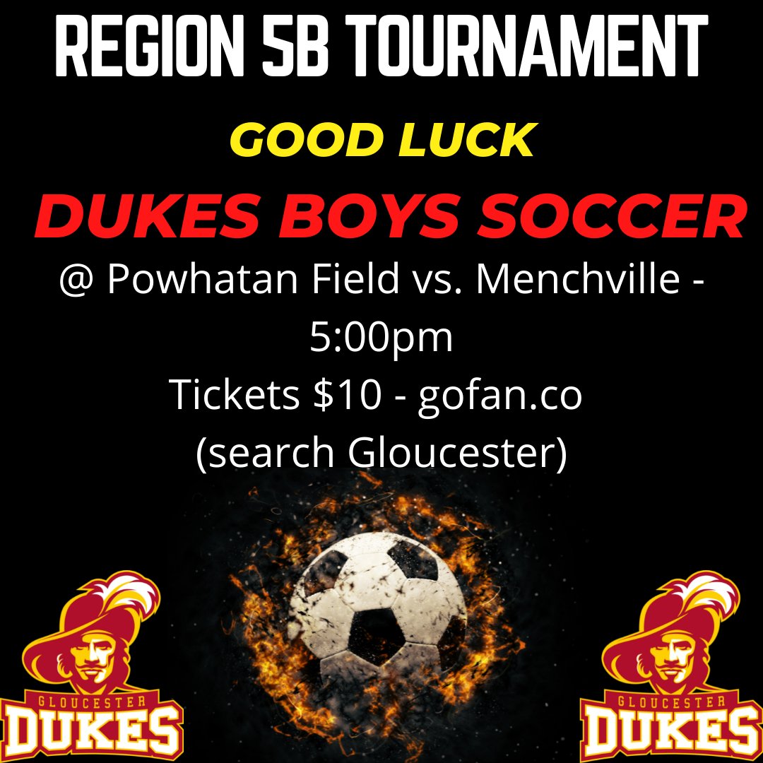 GHSDukes's tweet photo. Good Luck to Boys Soccer in the Region Semifinal matchup tonight. https://t.co/wo8K2EJUho