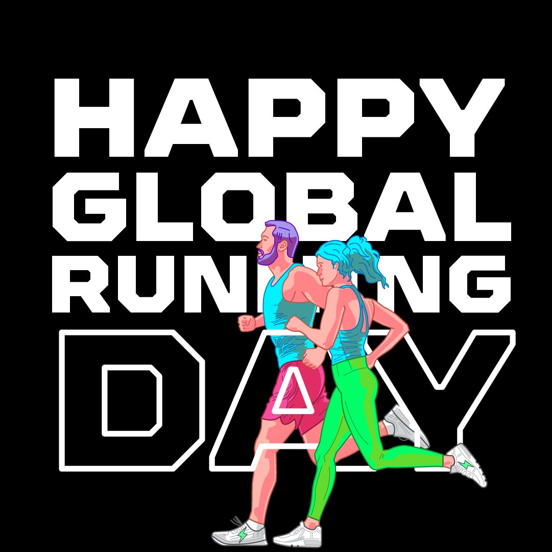 Today is #GlobalRunningDay. Go spend some energy on your #STEPN app, and be your own inspiration.