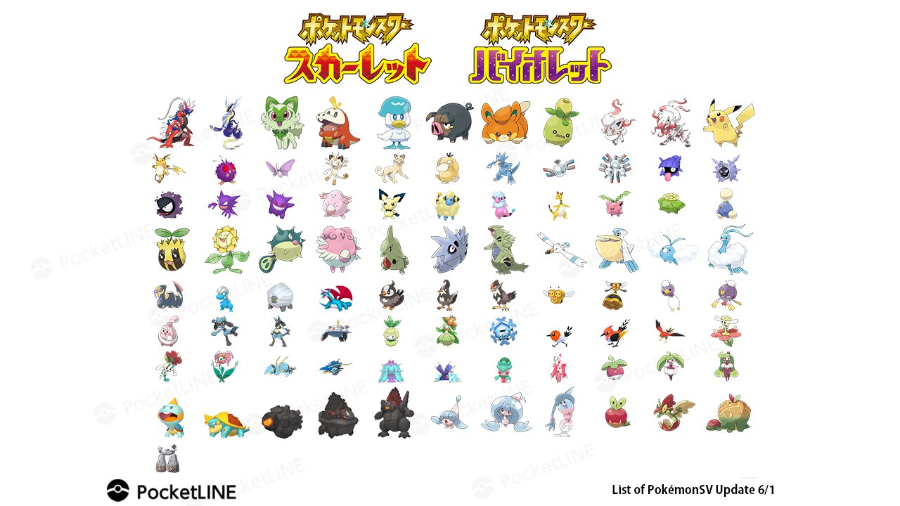 ポケットライン最新情報@スカーレット・バイオレット/ポケモンSV