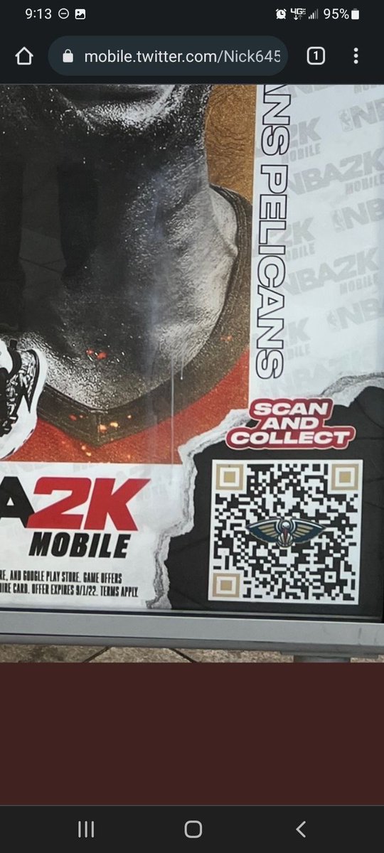 XAKillshot's tweet photo. @NBA2KMobile I got Zion https://t.co/AJWTnBAbRC
