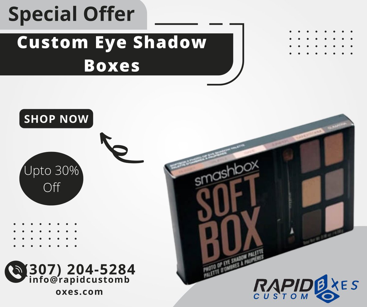 rapidcb's tweet image. Design your custom printed eyeshadow boxes with the assistance of our experienced designers in your required custom shapes

📦 bit.ly/3x7PQEv
📧 info@rapidcustomboxes.com
📞 (307) 204-5284

#RapidCustomBoxes #CustomBoxes #CustomPackaging #cosmeticbrands #cosmeticproducts