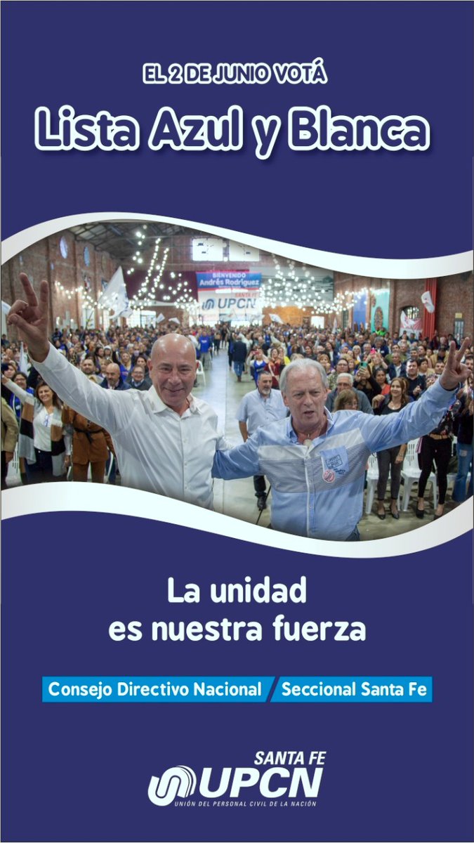 Joaquinmk83's tweet photo. Mañana votamos por la Lista Azul y Blanca @upcnstafe @UPCNok @JuventudUPCNSfe https://t.co/cKPgnSzkkE