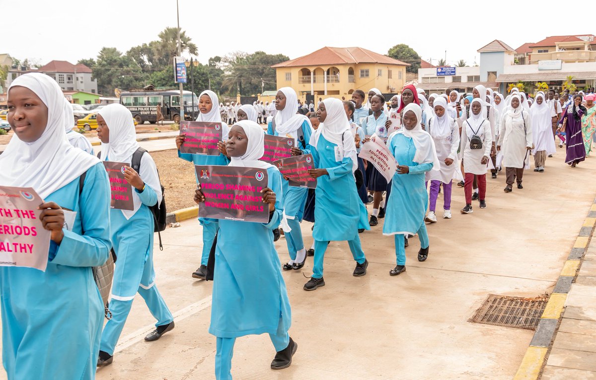 The match by the Menstrual Hygiene Coalition of The Gambia was one of the historic moments for this year's #MHday2022. Here are a few photos from the match to brighten up your week. 

#MenstrualHygieneDay2022
#WeAreCommitted