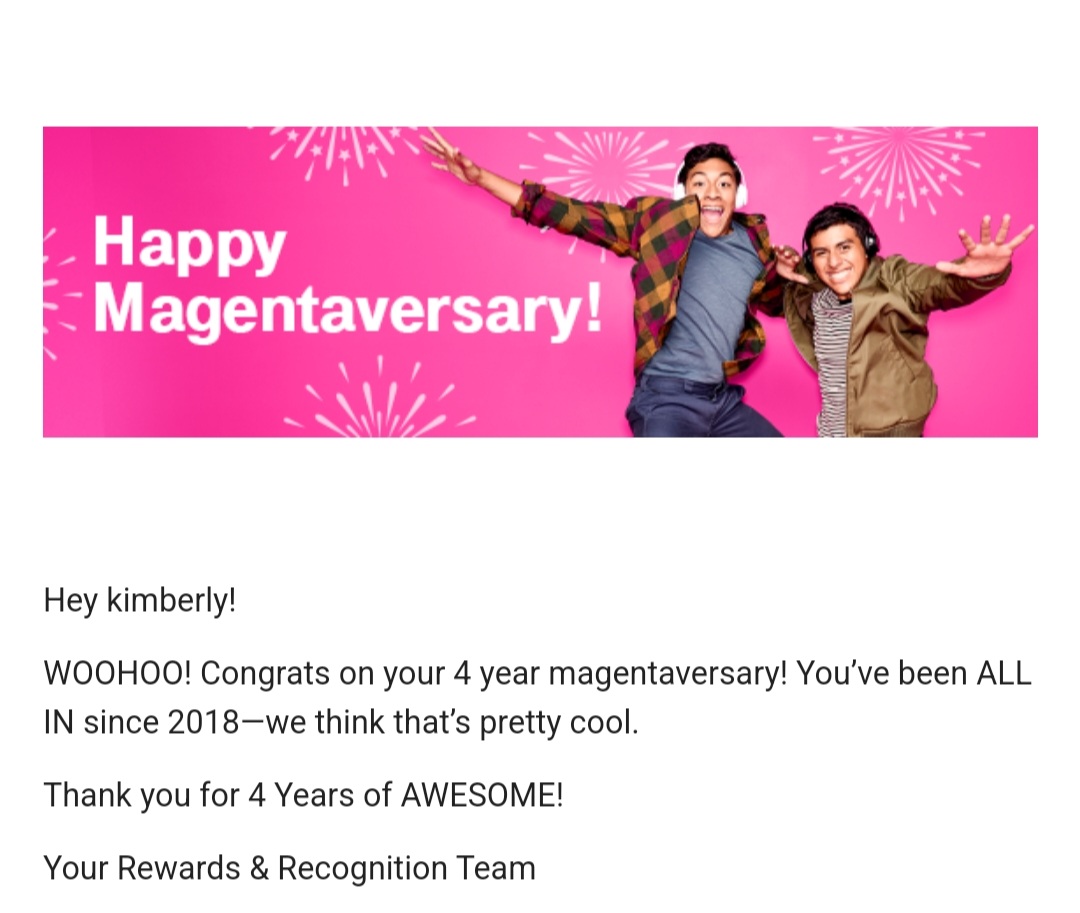 Happy 4 years Kim!!! Appreciate all you do! So happy to have you on our team! 💗 <a href="/GloriaSParedes/">Queen G 👑</a> <a href="/VeronicaThoME/">Veronica</a>