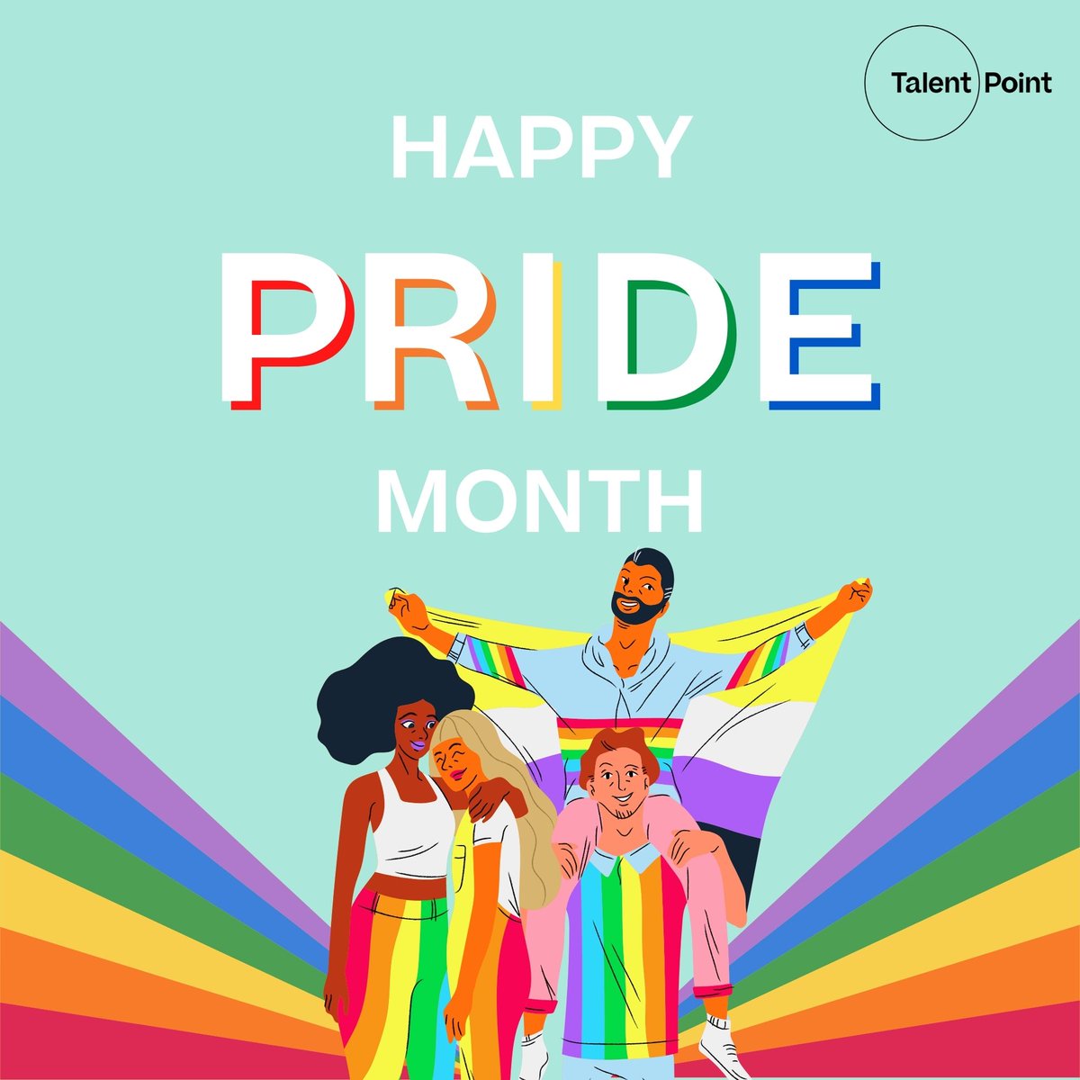 talentpointuk's tweet photo. Happy #PrideMonth! 🎉

On the 9th June, we will be hosting a ‘Pride Picnic’ to raise awareness for the LGBTQ+ Community, bond together and celebrate the diversity of our @talentpointuk team. 🏳️‍🌈

#Equality #Diversity #Inclusion #Pride #TeamTalentPoint #BuildingTeamsFromWithin https://t.co/kQ2jqFAqX6