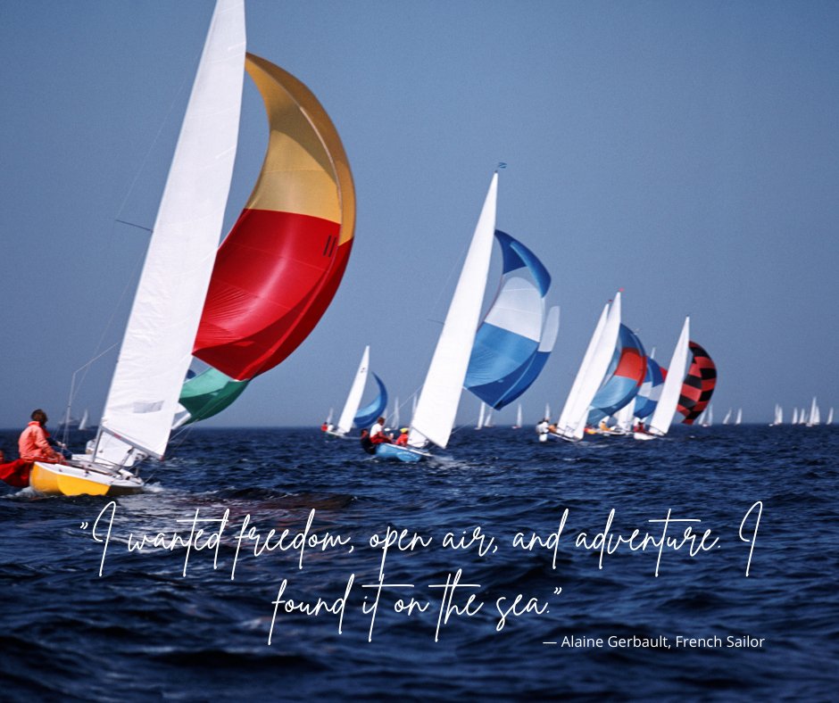 “I wanted freedom, open air, and adventure. I found it on the sea.”

— Alaine Gerbault, French Sailor

sta-sail.com/yacht-sales