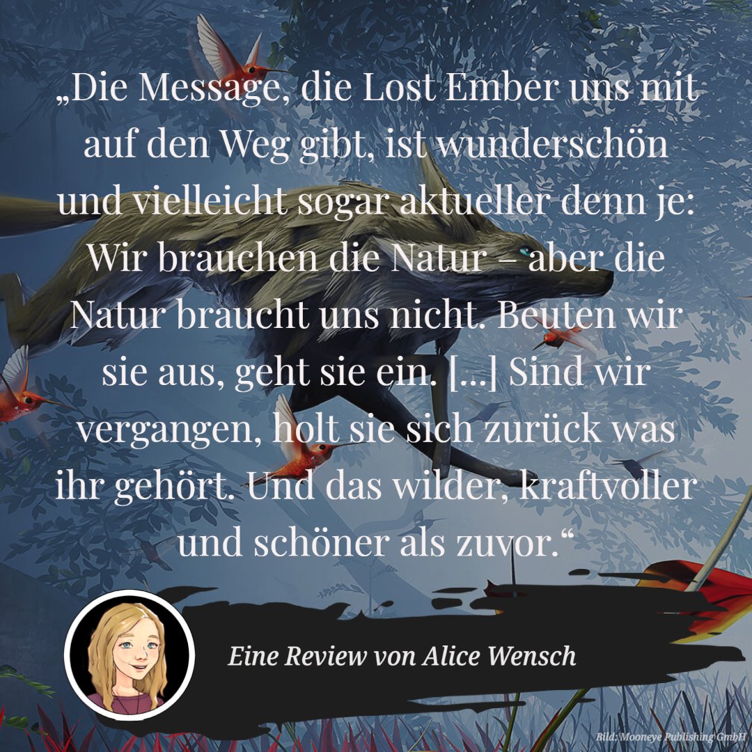 NerdicNews's tweet photo. Kennt ihr schon das wunderschöne Indie-Game Lost Ember der @MooneyeStudios ? 
📝https://t.co/tD3U8smV1U📝

Mit Sicherheit ist euch der wunderbare Avatar im Bild aufgefallen 😍Den hat die liebe Hannah https://t.co/DIfk4RwpXs für uns gezaubert. https://t.co/9wgctWMy5K
