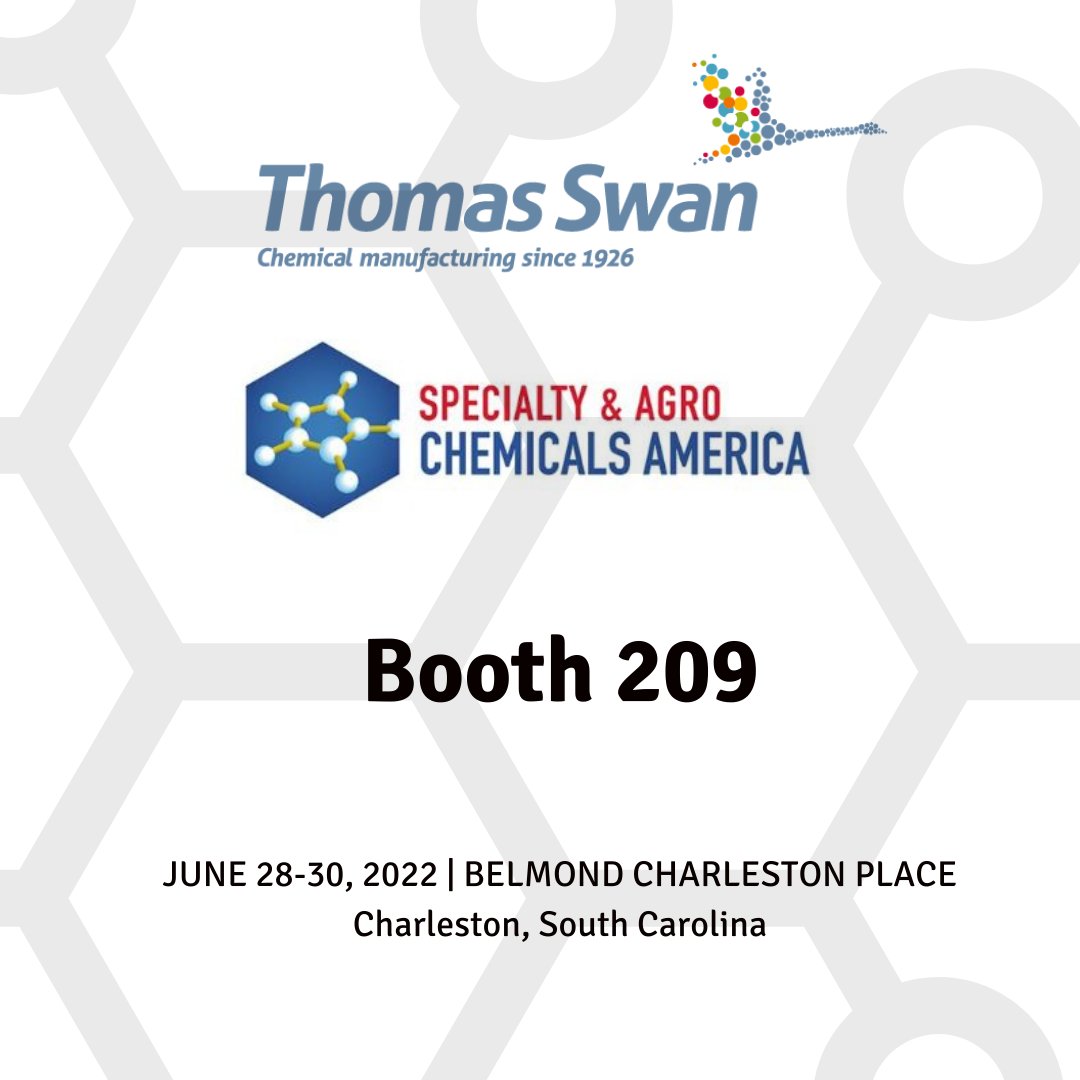Tom Porter, Jeff DeWerth and Ray Fahmy will be exhibiting at the Specialty and Agro Chemicals America Show - Visit them at Booth 209 #agrochemicals #agrochemical #specialtychemicals #ChemicalsAmerica #Charleston