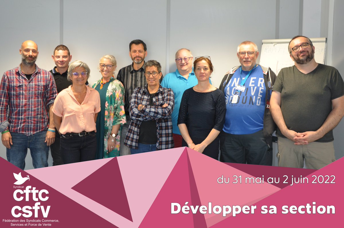 CftcCsfv's tweet photo. 📸 👏 #Bravo aux nombreux stagiaires des formations de cette semaine (du 31 mai au 2 juin) à la Fédération #CFTC-CSFV à #Paris !
Au programme :
   - "#Droit du #travail niveau 2"
   - "Développer sa #section"
   - "FIME"

@SyndicatCFTC #syndicat #formation #droitdutravail
🔵🎓💪 https://t.co/2QM8KMa3Ta