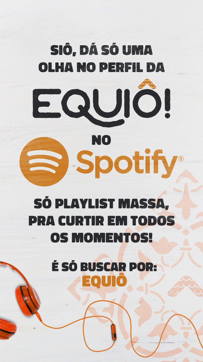 nossoequio's tweet photo. Junho chegou e com ele, a melhor época do ano para o Maranhense raiz, não é siô?
Pra curtir ainda mais o #MaiorSãoJoãodoBrasil, preparamos uma playlist especial no Spotif! 
Té doido, é? Não dá pra não ouvir! 
Equiô! 🧡🔥

#equiô #estaçãoequiô 
#arraialequiô #spotify https://t.co/MVAvIDBWjk