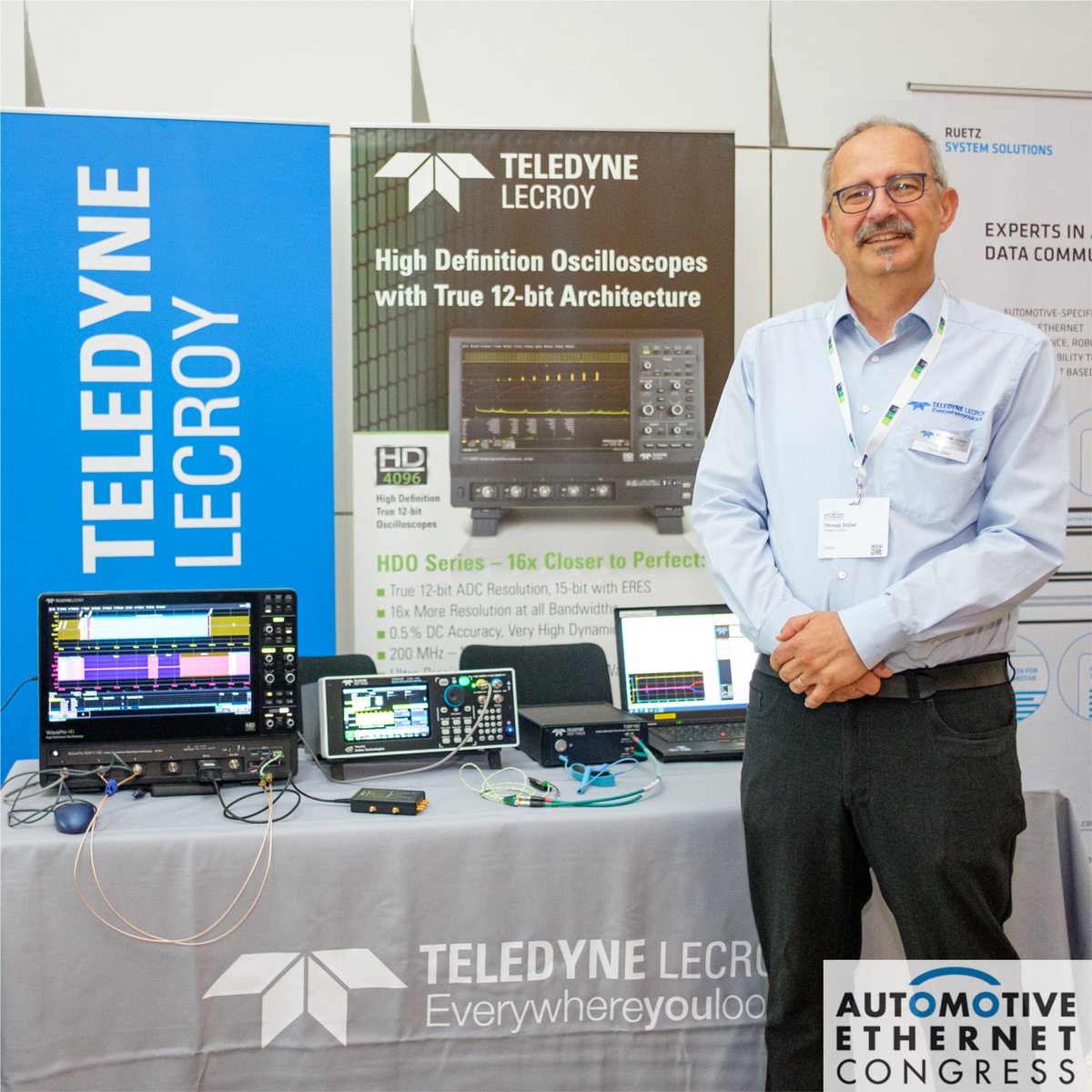 We're exhibiting at #AutomotiveEthernetCongress in Munich June 1-2. Come talk to us about all aspects of physical layer #AutomotiveEthernet compliance testing and debug. 

#oscilloscope #ethernet #testing #automotive #TeledyneLeCroy