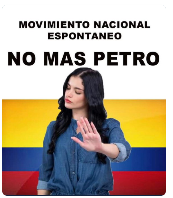 Anitnelav87's tweet photo. No queremos saber más de #Petro 
#CualquieraMenosPetro #PetroNuncaSeráPresidente #1Junio #SegundaVuelta https://t.co/hj2ydRxFpu
