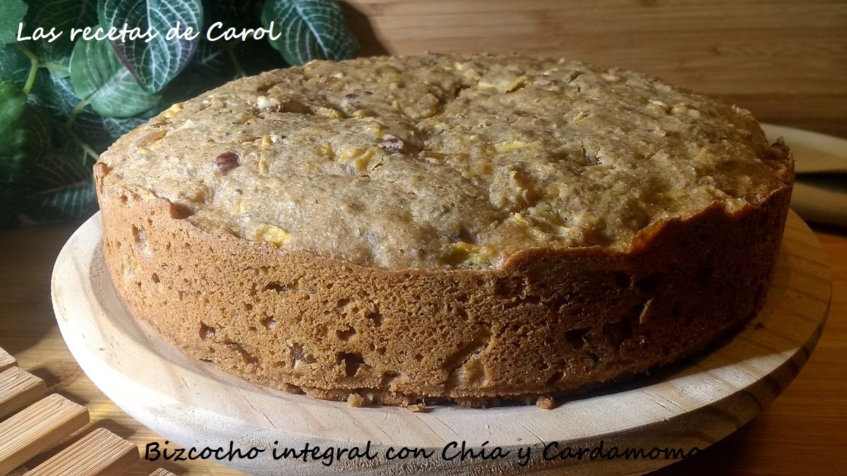 Preparando un bizcochito para la merienda.
Bizcocho integral con chia y cardamomo
La receta 
lasrecetasdecarol.com/bizcocho-integ…