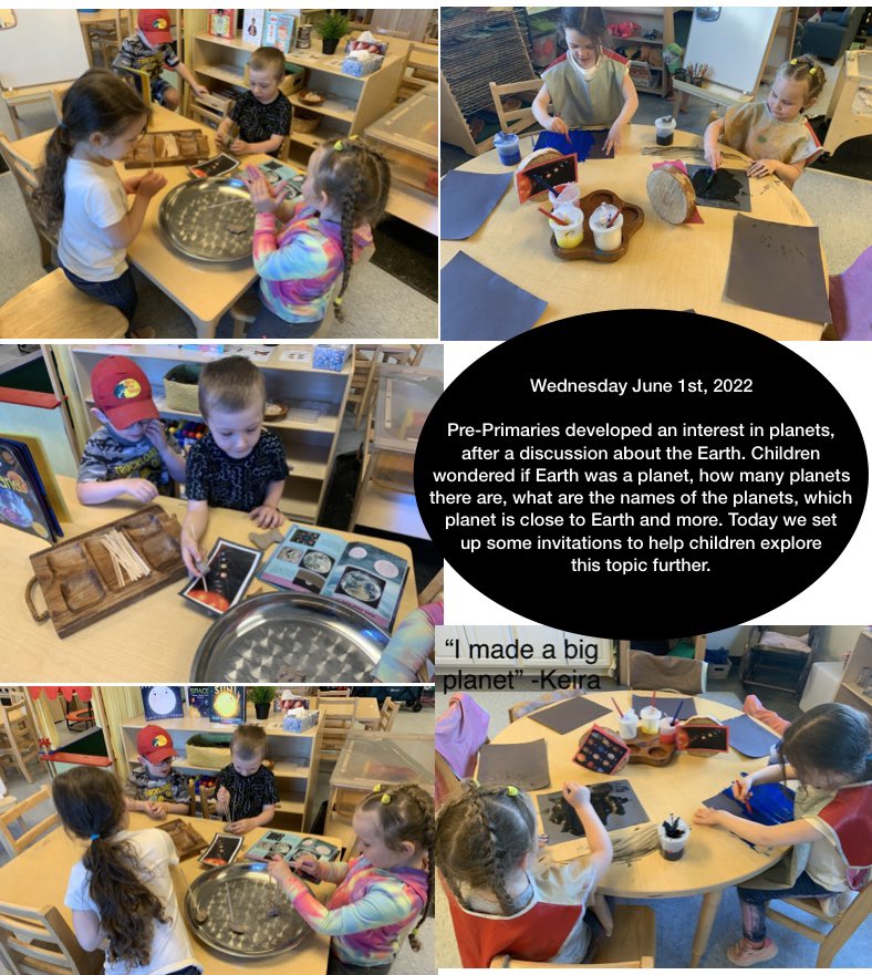 SaraBrigley's tweet photo. @NQspartans Pre-Primaries wondering about planets and making discoveries! @MsShannonNQCSPP @ssrcepreprimary #NSPrePrimary https://t.co/PaZURWnve6