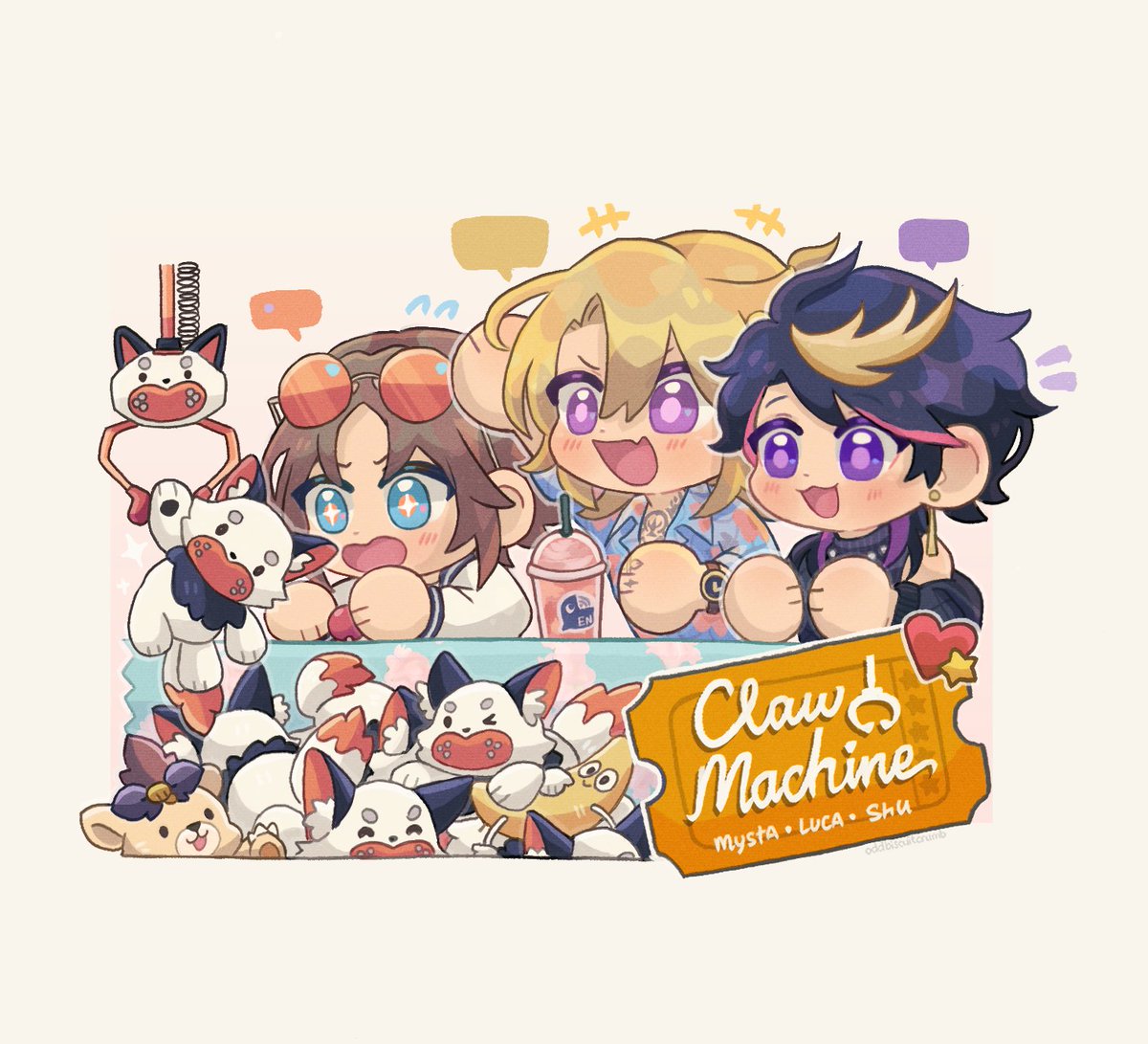 OddBiscuitCrumb's tweet photo. Ahhh, thank you Zeki for tagging me!! (I'm really nervous and slipped up a little-- ><)

Please check these artists out!✨
@nemi2357 @ikinaribooba @fuiyoh_ @466srr https://t.co/vs1x7KO8J7