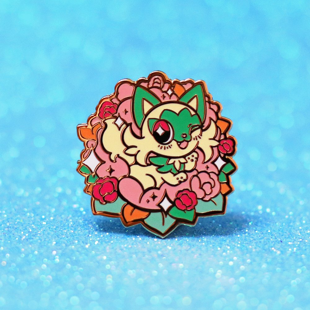 「#PokemonScarletViolet trio enamel pins �」|✧ Leaphereのイラスト