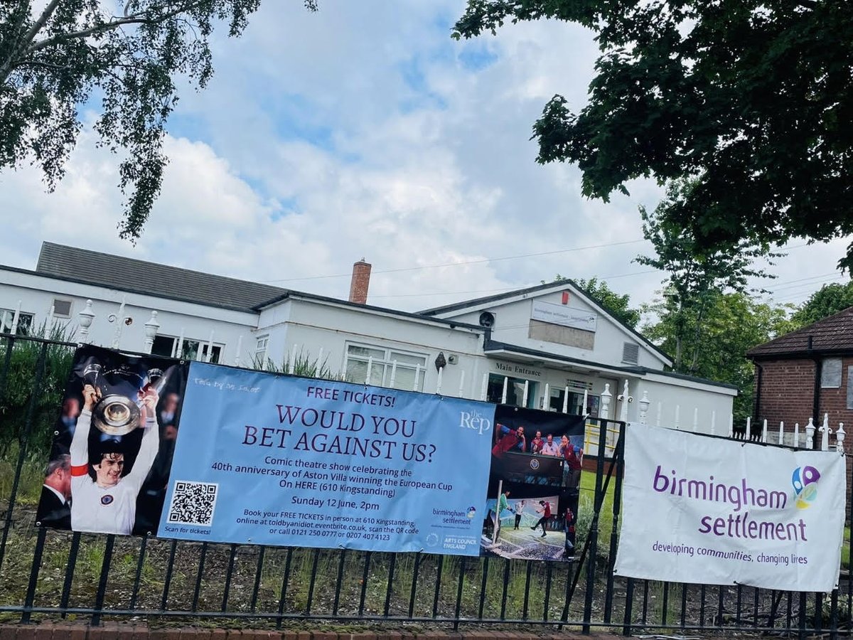 Our WOULD YOU BET AGAINST US tour banners are up! Looking good outside @Bsettlement 610 Kingstanding! #WYBAU