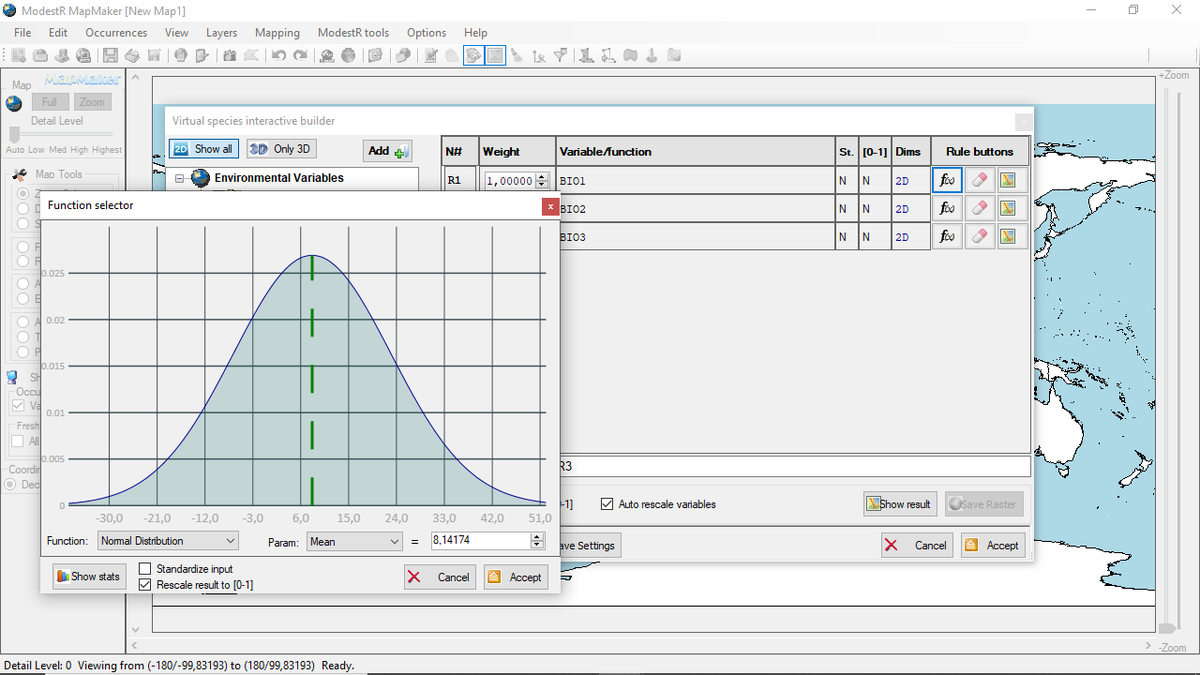 ModestrSoftware's tweet photo. #ModestR v6.6 released! New features: #biodiversity #inventories completeness estimation; using DNA barcoding from #BOLD; #phylogenetic trees; importing taxonomy from @GBIF Backbone; fast and interactive #virtualspecies builder, and more!
Available at https://t.co/9mHA8dl0sN https://t.co/24F3yl11Ow