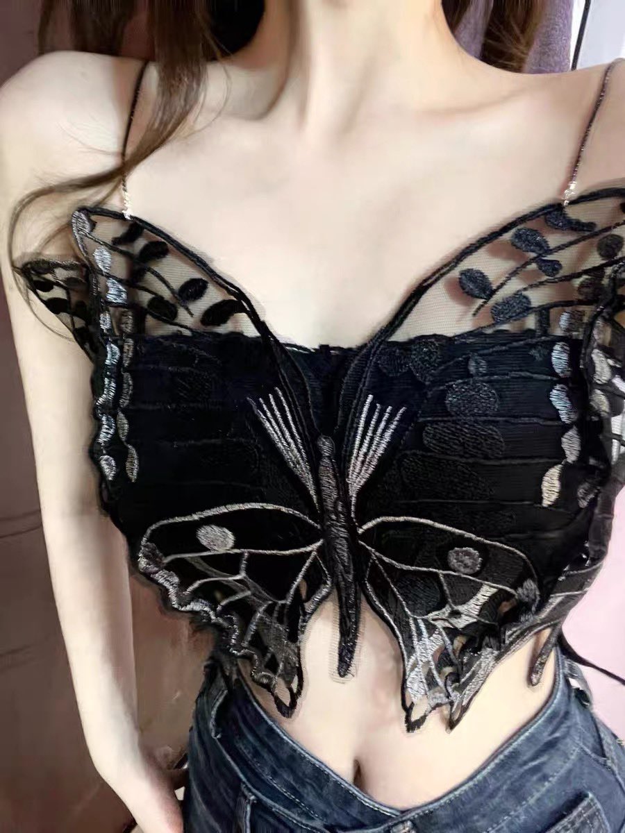 sibratoo's tweet photo. มาในธีมผีเสื้อสาว แซ่บไม่ไหวตัวละ 290 บาท🦋🖤 https://t.co/7BIbxMSYOl