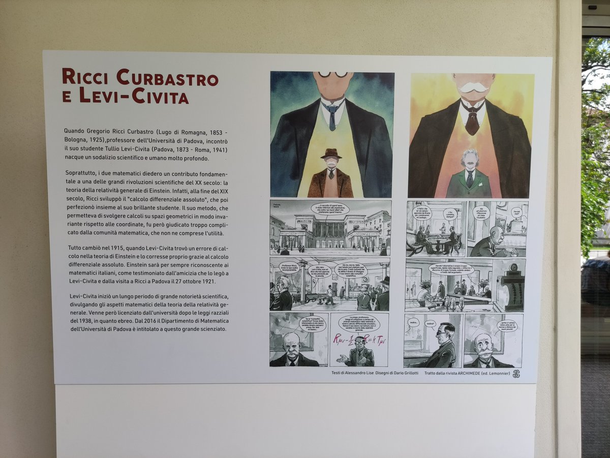 UnioneMatematic's tweet photo. Venerdì 3 e sabato 4 ultimi giorni per visitare Mumble! la mostra di #matematica a #Fumetti. 
📆Libero accesso dalle 9 alle 18
🗺 Università degli Studi di #Padova  – Polo Beato Pellegrino
@UniPadova @Becco_Giallo @ComicsScience #Archimede #comics #becomics https://t.co/xnCELZbzbV