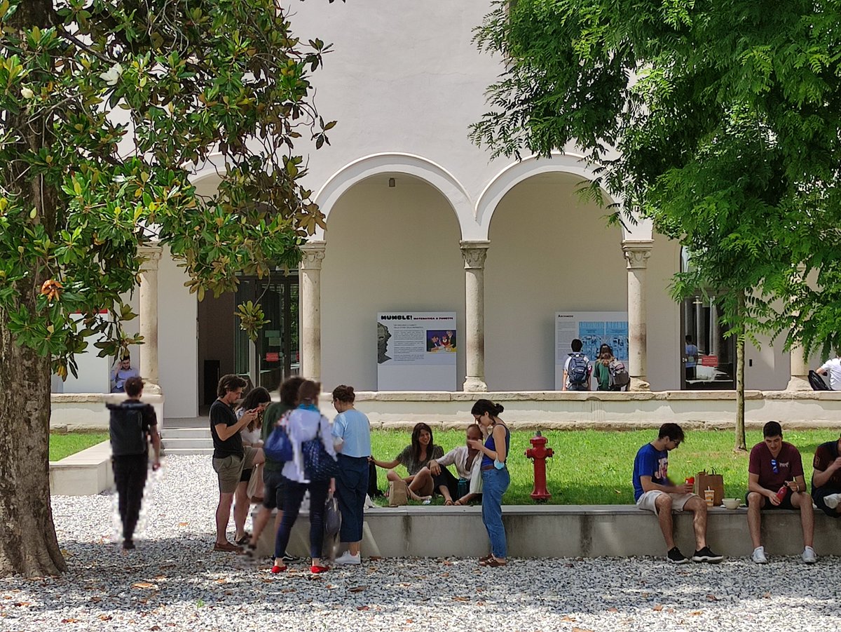 UnioneMatematic's tweet photo. Venerdì 3 e sabato 4 ultimi giorni per visitare Mumble! la mostra di #matematica a #Fumetti. 
📆Libero accesso dalle 9 alle 18
🗺 Università degli Studi di #Padova  – Polo Beato Pellegrino
@UniPadova @Becco_Giallo @ComicsScience #Archimede #comics #becomics https://t.co/xnCELZbzbV
