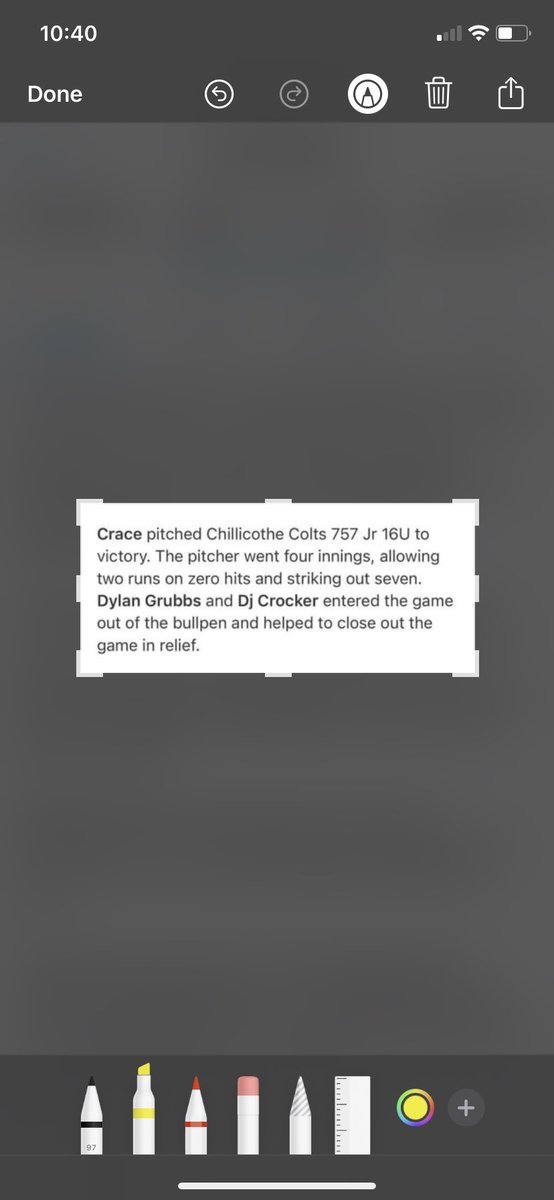 757_jr's tweet photo. @AshtonCrace @UniotoBaseball Good job Ashton!! https://t.co/PhGskNdiQr