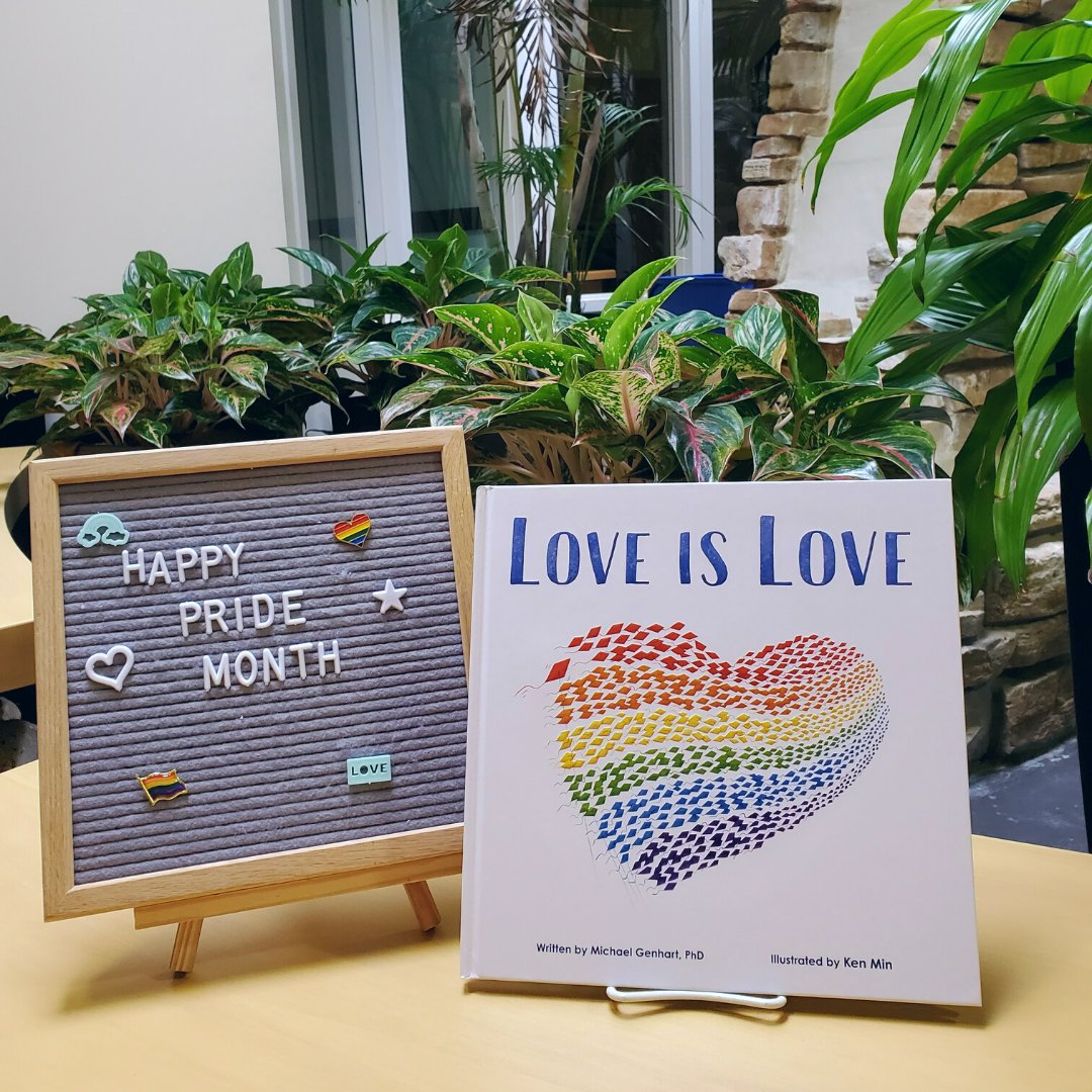 June is LGBTQ+ Pride Month! 🌈 As we celebrate and learn together, take a look at this gorgeous picture book: LOVE IS LOVE by Michael Genhart @MGenhart
 and illustrated by Ken Min!

LOVE IS LOVE - A straight conversation about LGBTQ+ discrimination from a child's point of view