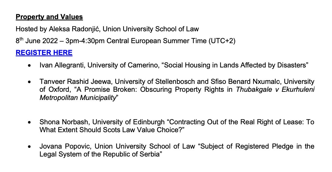 YPLF (@yplforum) on Twitter photo Next week is the panel on Property and Values hosted by <a href="/Aleksa_Rad0njic/">Bate_diskusija</a>. Register here to attend:
yplf.net/2022/05/02/ypl… Next week is the panel on Property and Values hosted by <a href="/Aleksa_Rad0njic/">Bate_diskusija</a>. Register here to attend:
yplf.net/2022/05/02/ypl…