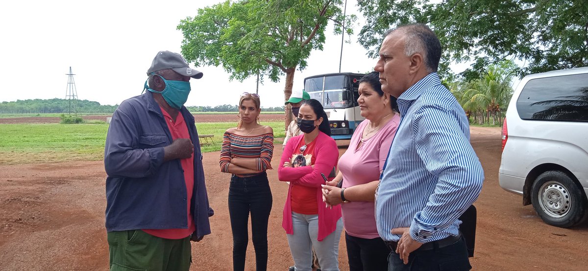 GiseArtemisa's tweet photo. En visita a la UCTB Experimentación de Campo Pulido #Alquizar @GladysArtemisa y @RicardoArtemisa intercambian con trabajadores y directivos del @AgricCuba para evaluar las potencialidades del centro y su aporte a la solución de necesidades internas que tienen la provincia
🔓🧵 https://t.co/2eNQfhHbZ9