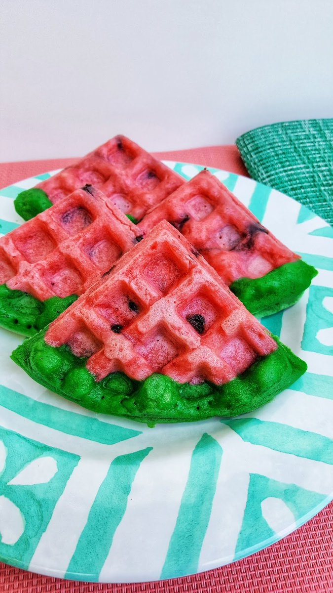 Reviewz &amp; Newz: Watermelon Waffles  #foodie #recipe #recipeoftheday reviewzandnewz.com/2019/05/waterm…