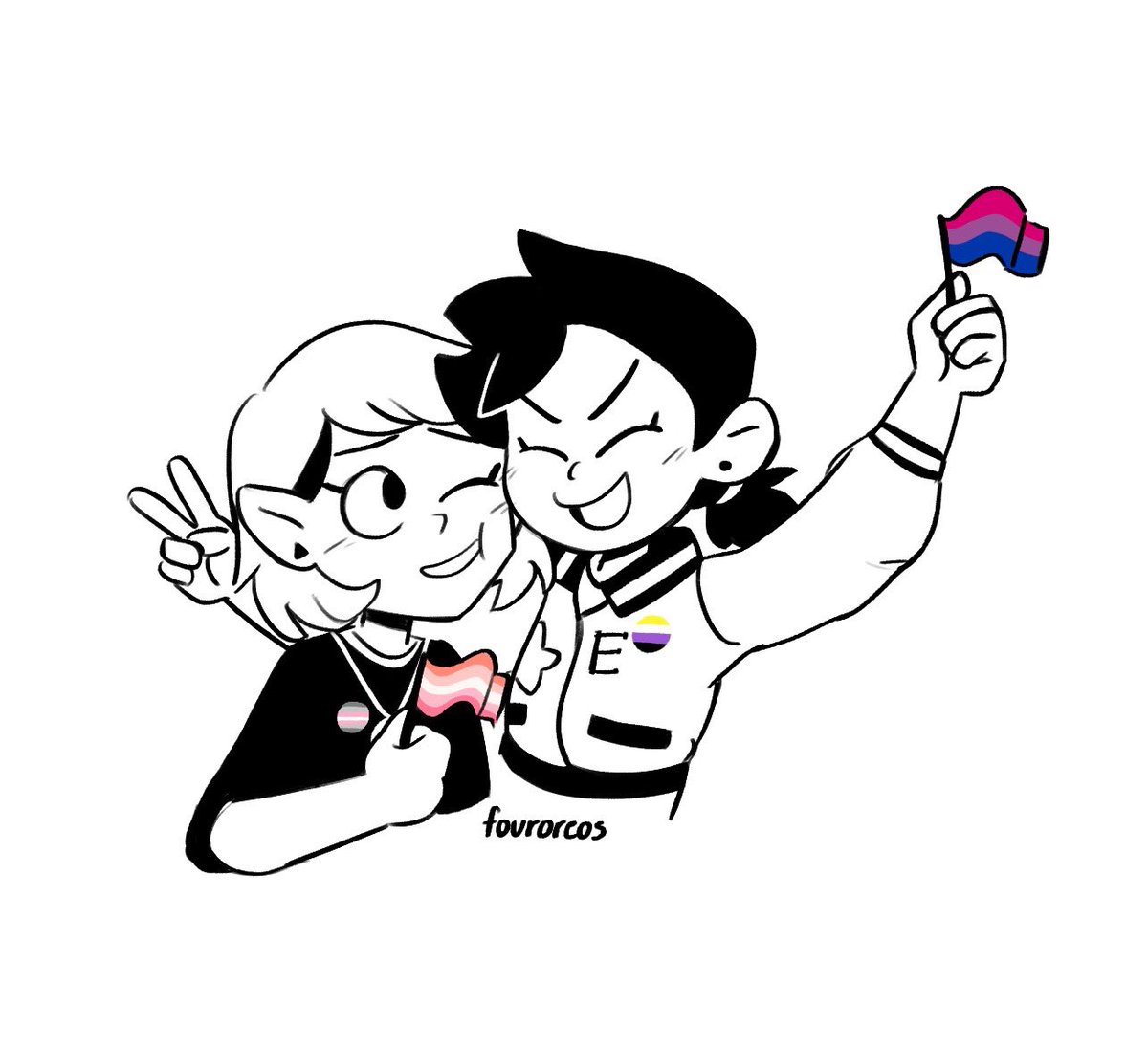 fouroreos's tweet photo. happy pride!! https://t.co/i1IITe3pHU