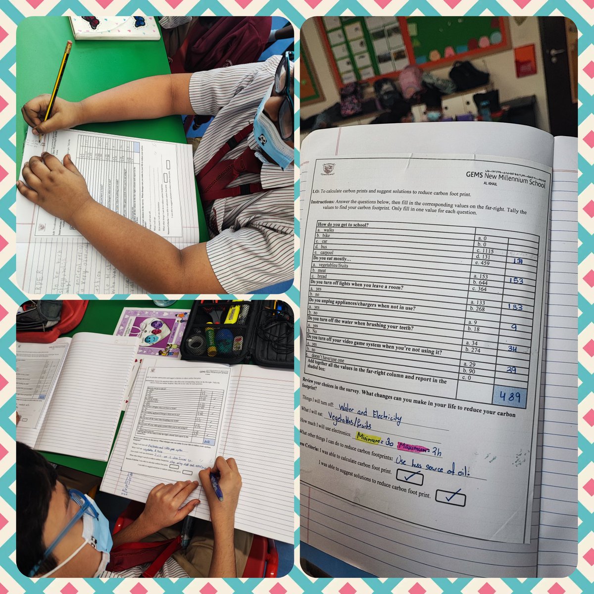 Halz27444193's tweet photo. Students of Grade 4 calculated carbon footprints of their daily activities and created action plan to reduce it by using their mathematical skills in their Social Studies class. #NMSCelebrates #Mathweek2022 @ShettySampoorna @Fatima_Martin @nmsprimary @gemsnms_alkhail @shivjit97 https://t.co/N9ObBwVOgo